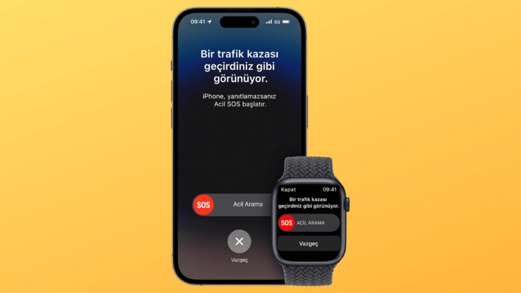 İphone kaza algılama özelliği nedir?